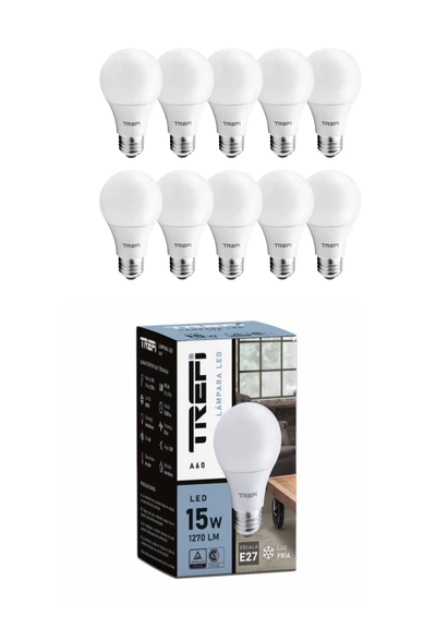 FOCO LED 15W FRIA TREFI x10u