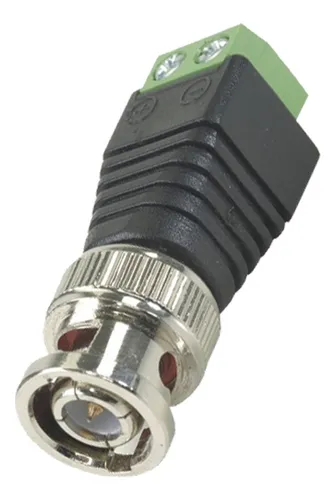 Conector BNC Tipo Balun Para Camaras Cctv x 10u 