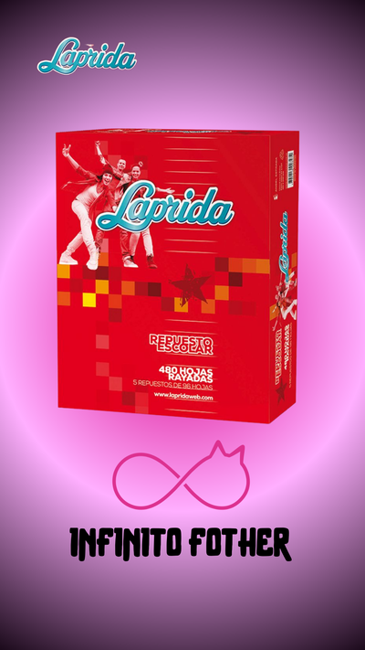 REPUESTO LAPRIDA X 480 HOJAS RAYADAS 