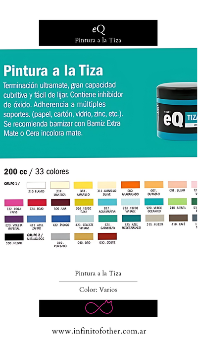 PINTURA A LA TIZA eQ 200CC
