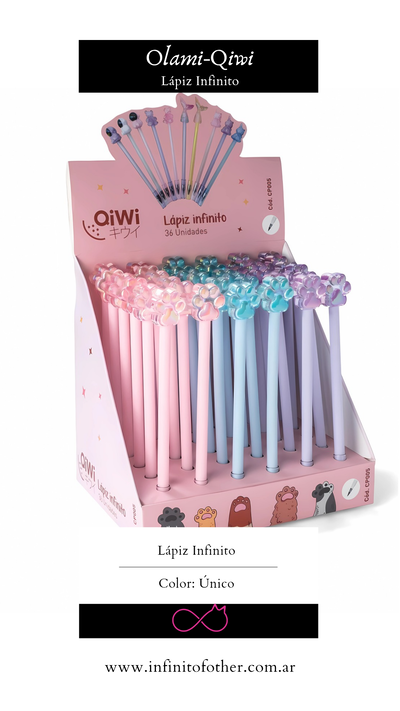 LAPIZ INFINITO HUELLITAS OLAMI-QIWI 