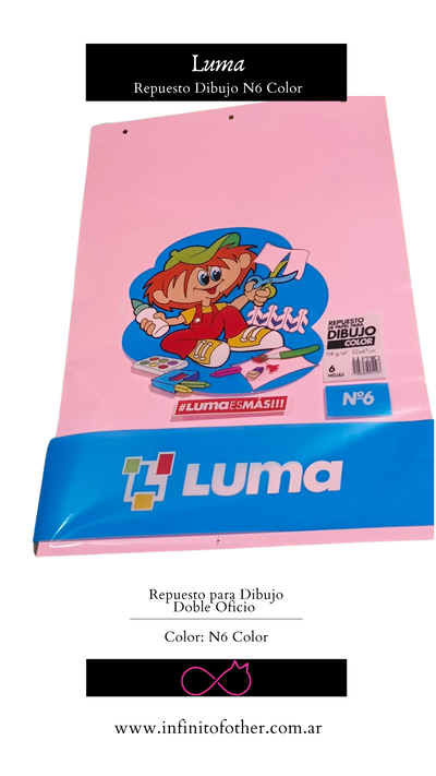REPUESTO DIBUJO LUMA N6 COLOR 