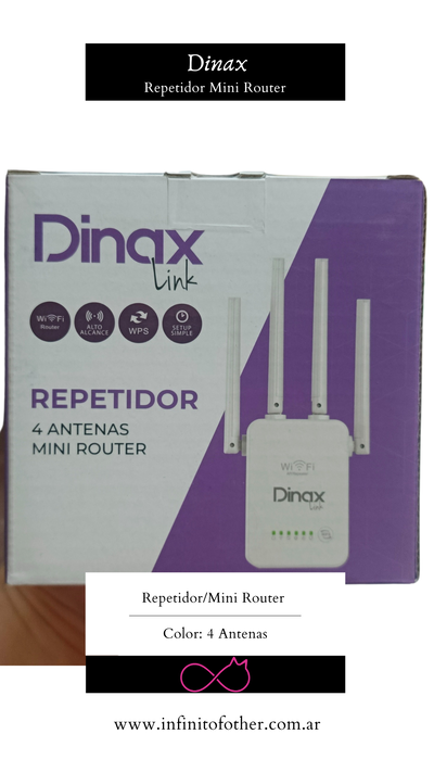 REPETIDOR 4 ANTENAS MINI ROUTER 