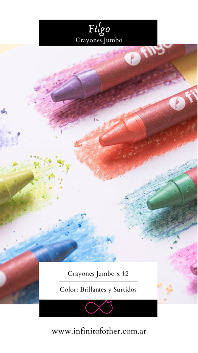 CRAYONES FILGO MAXI JUMBO PINTO 