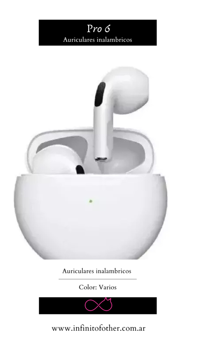 AURICULARES INALAMBRICOS PRO 6