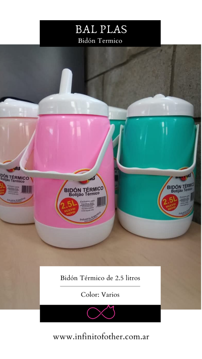 BIDÓN TERMICO 2.5 L BAL PLAST