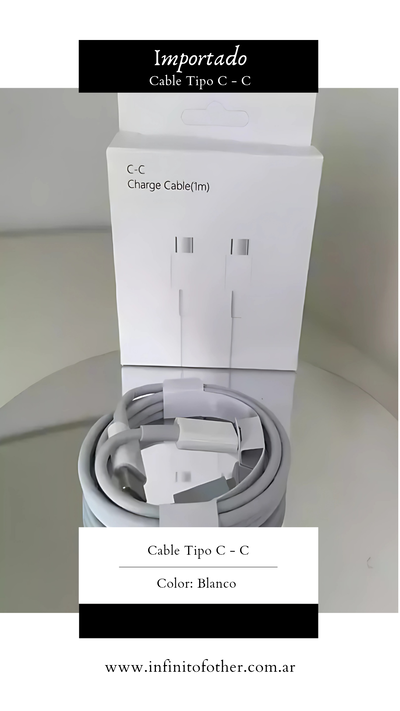 CABLE TIPO C-C EN CAJA