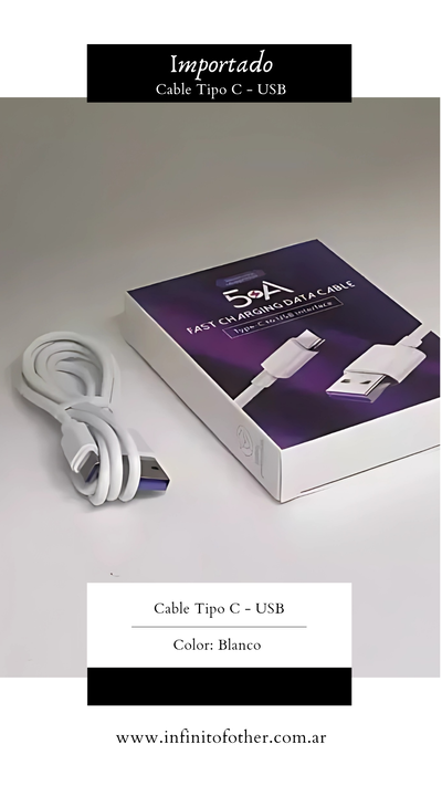 CABLE TIPO C-USB CAJA