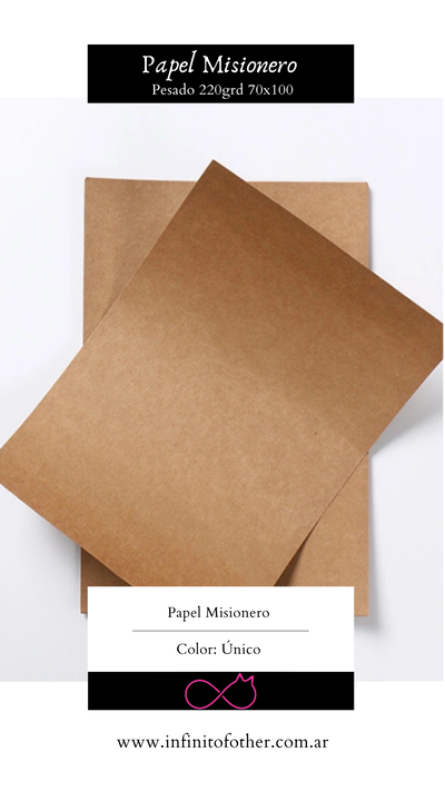 PAPEL MISIONERO DE 220GRS