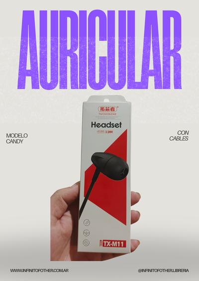 AURICULAR CON CABLE M11
