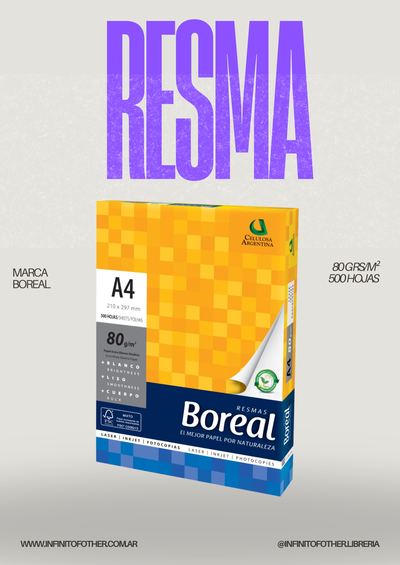 RESMA BOREAL A4 80 GRS 