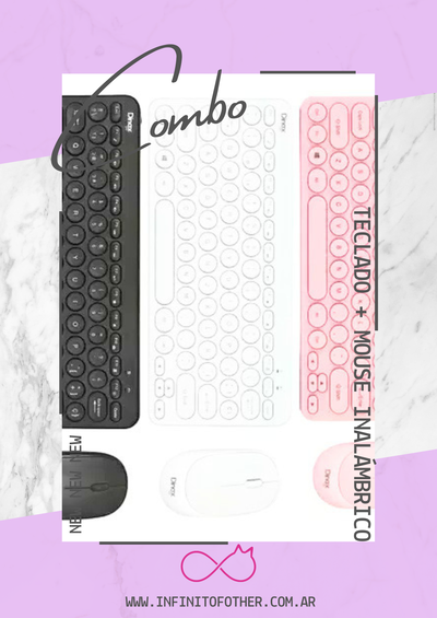COMBO DINAX TECLADO + MOUSE INALÁMBRICO 