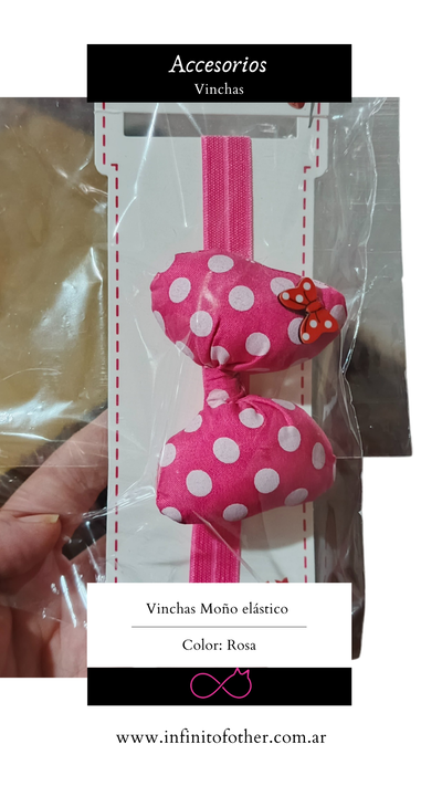 VINCHAS MOÑO C/ELÁSTICO 