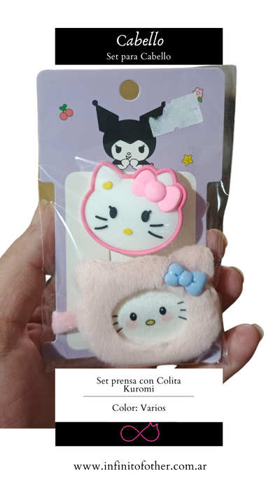 SET PRENSA + CHULITA KITTY KUROMI