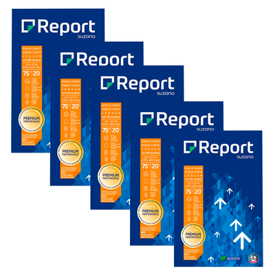 Resma Report Premium Doble Carta 75 grs. Blanco - X 100 Unidades