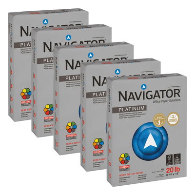 Resma Navigator Carta 75 grs. Blanco - X 100 Unidades