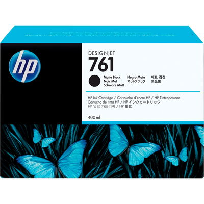 Cartucho Original HP 761 400 ml. Negro Mate CM991A T7100 T7200