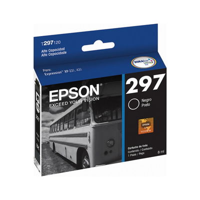 Cartucho Original Epson 297 Negro T297120 Expression XP-231 XP-431