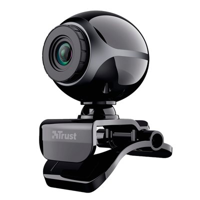 Camara Web Trust Exis Negro/Plata 17003