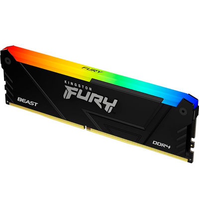 Memoria UDIMM DDR4 Kingston Fury Beast RGB 32GB 3200MHz CL16 KF432C16BB2A/32