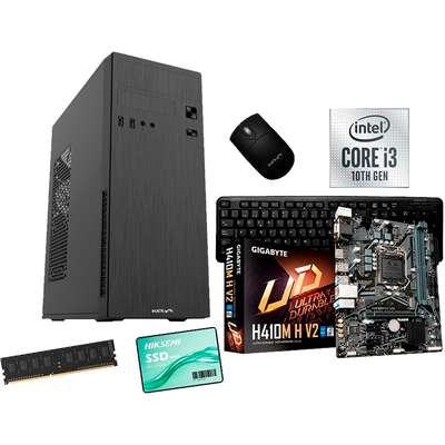 Combo PC Kelyx LC728-12 + Intel i3 + 8GB SSD 240GB + GIGA H410M H V2