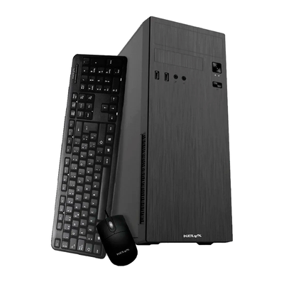 Combo Gabinete Kelyx LC728-12 Fuente 500W + Teclado + Mouse