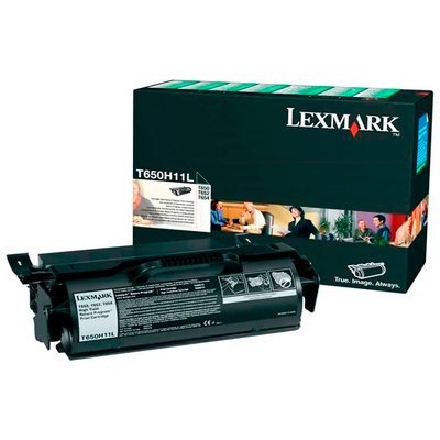 Toner Original Lexmark 650 Negro T650H11L T650 X652 X658