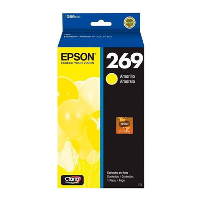 Cartucho Original Epson 269 Amarillo T269420 Expression XP 702 XP 802