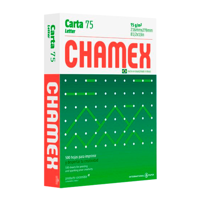 Resma Chamex Carta 75 g Blanco 500 Hojas