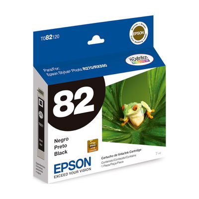 Cartucho Original Epson 82 Negro T082120 Stylus Photo R270 RX590