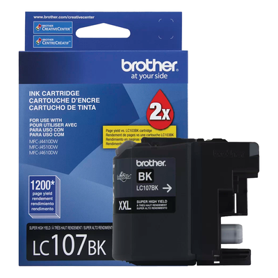 Cartucho tinta LC107BK Negro