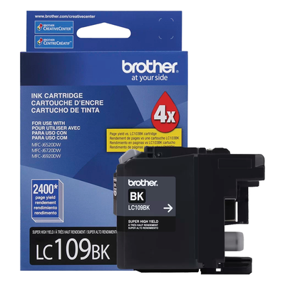 Cartucho Brother LC109 Negro LC109BK MFC-J6520DW MFC-J6720DW