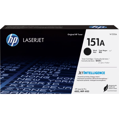 Toner Original HP 151A Negro W1510A LaserJet Pro 4003 MFP 4103