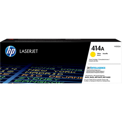Toner Original HP 414A Amarillo W2022A Laserjet Pro M454 MFP M479