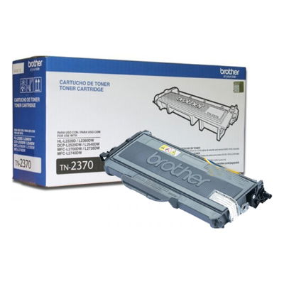 Toner Original Brother 2370 Negro TN-2370 HL-L2320 DCP-L2520