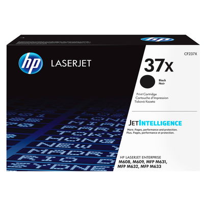 Toner Original HP 37X Negro CF237X Laserjet Enterprise M608 MFP M631