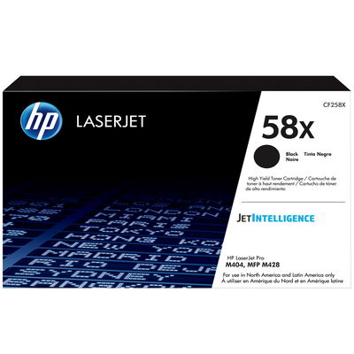 Toner Original HP 58X Negro CF258X Laserjet M404 MFP M428