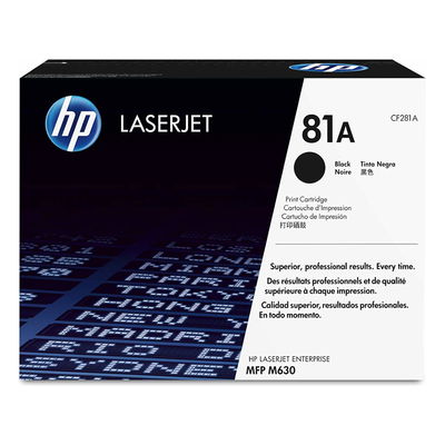 Toner Original HP 81A Negro CF281A Laserjet Enterprise MFP M630