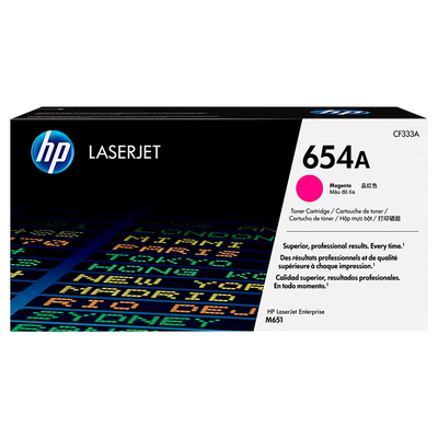 Toner Original HP 654A Magenta CF333A Laserjet Enterprise M651