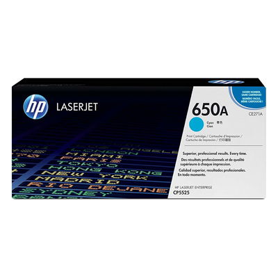 Toner Original HP 650A Cian CE271A Laserjet Enterprise CP5525