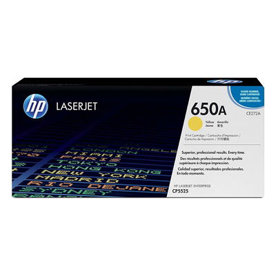 Toner Original HP 650A Amarillo CE272A Laserjet Enterprise CP5525