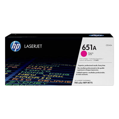 Toner Original HP 651A Magenta CE343A Laserjet Enterprise MFP M775