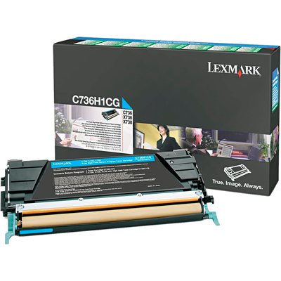 Toner Original Lexmark C736 Cian C736H1CG C736 X736 X738