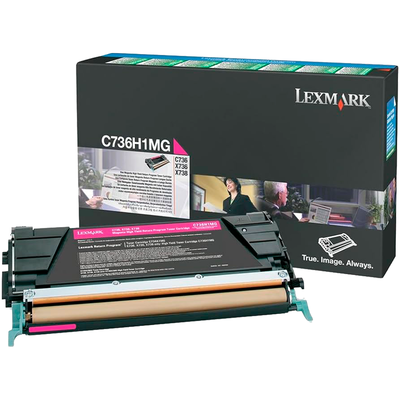Toner Original Lexmark C736 Magenta C736H1MG C736 X736 X738