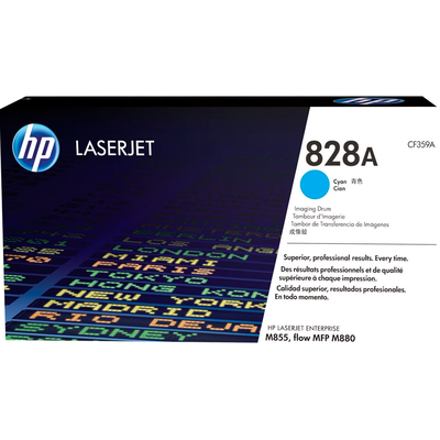 Tambor de Imagen Original HP 828A Cian CF359A LaserJet M855 MFP M880