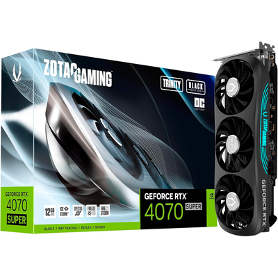 Placa de Video Vga Zotac Gaming GeForce RTX 4070 Super 12GB GDDR6 OC Trinity