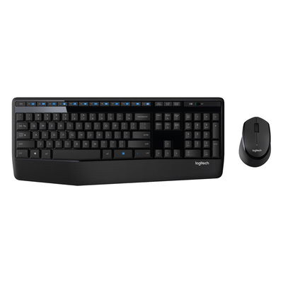 Combo Teclado Y Mouse Logitech MK345 Negro Inalambrico 920-007820