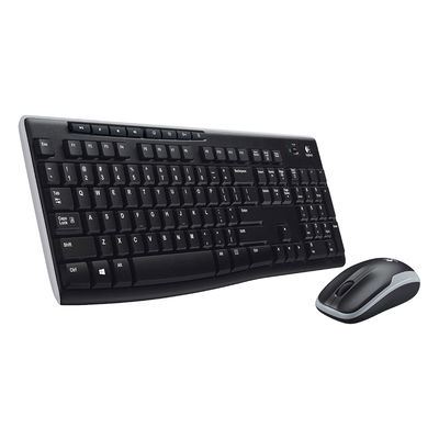 Combo Teclado Y Mouse Logitech MK270 Negro Inalambrico 920-004432