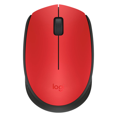 Mouse Logitech M170 Rojo/Negro Inalambrico 910-004941