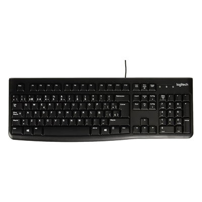 Teclado Logitech K120 Negro Con Cable USB 920-004422